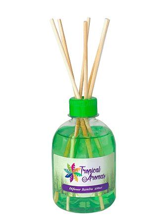 Difusor Aromatizador De Ambiente Varetas Bambu 250ml Difusor Varetas