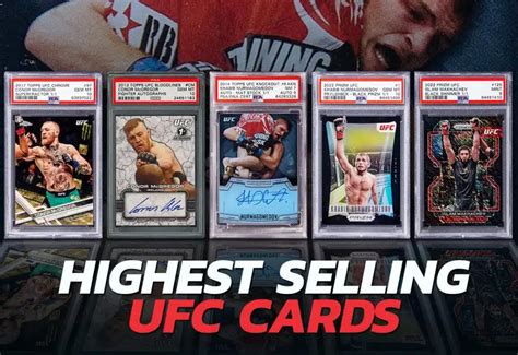 Khabib Nurmagomedov Ufc Cards Highest Selling Recently Sold