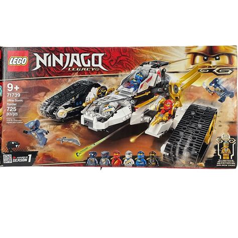 Lego Ninjago Legacy Ultra Sonic Raider 71739 Building Kit 725 Pieces