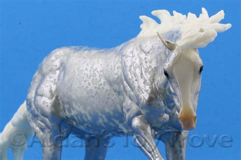 Breyer Avalanche 712179 Silver Filigree Working Cow Horse Aidans