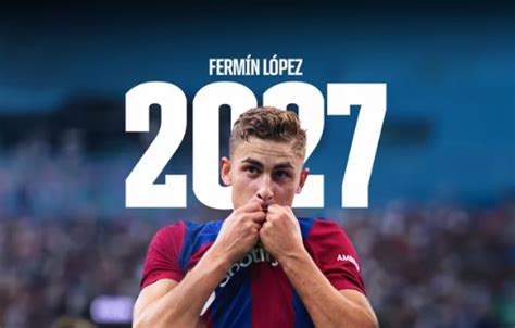 OFFICIAL: Fermin Lopez signs new Barca contract until 2027