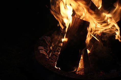 Free Images Night Flame Darkness Campfire Bonfire Heat Burn