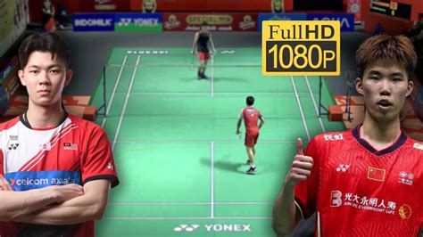 Lee ZII JIA MAS Vs Weng Hong YANG CHN Badminton Indonesia Open