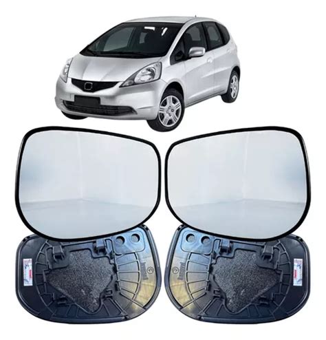 Par Lente E Base Retrovisor Honda New Fit 2009 À 2013 Parcelamento