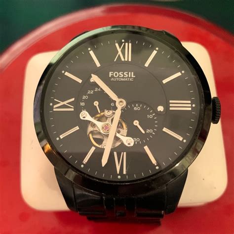 Fossil Accessories Townsman Automatic Smoke Stainless Steel Watch