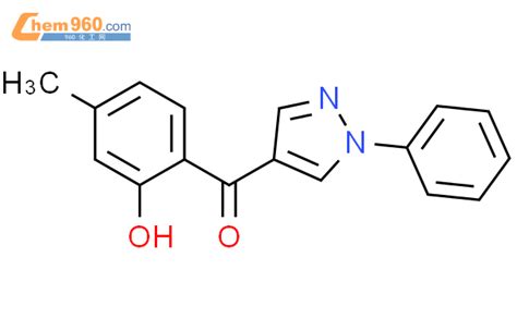 61466 45 3 Methanone 2 Hydroxy 4 Methylphenyl 1 Phenyl 1H Pyrazol 4