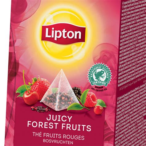 Thé fruits rouges Lipton Exclusive Selection Achat pas cher