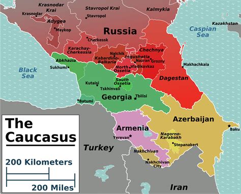 File Caucasus Regions Map Png Wikitravel Shared 11515 Hot Sex Picture