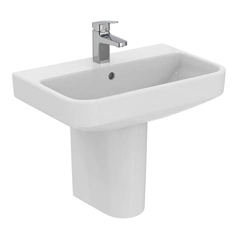 ideal standard ilife  cm  tap hole compact basin sparkle