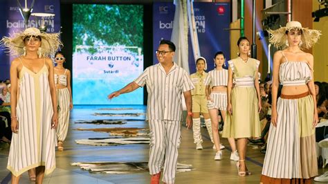 Farah Button Melenggang Di Bali Fashion Trend 2023 Sutardi Kampanyekan