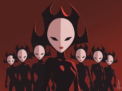 The Daughters Of Aku By Raikoh Illust Samurai Jack Ashi Samurai Jack Character Design