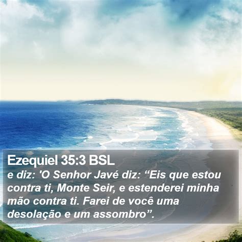 Ezequiel Bsl E Diz O Senhor Jav Diz Eis Que Estou