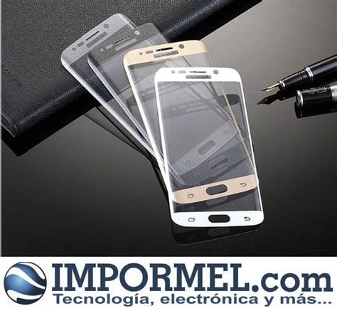 Mica Curva Vidrio Templado Samsung Galaxy S6 Edge Impormel