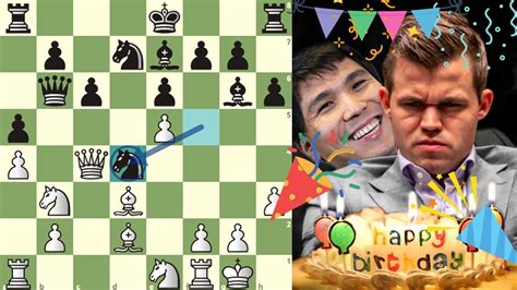 Feliz Cumplea Os Magnus So Vs Carlsen Skilling Open Final