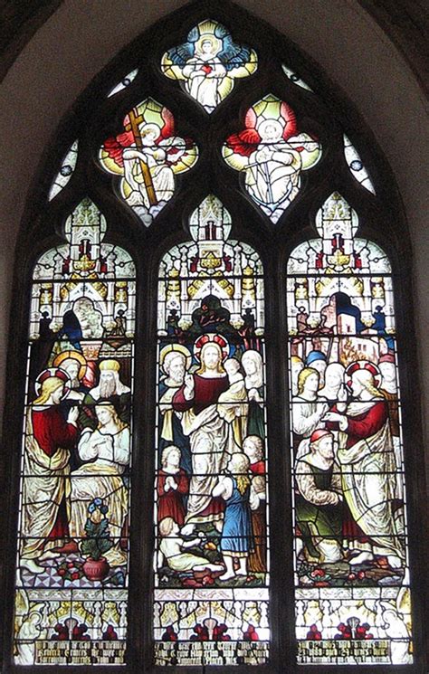 Whatton Nottinghamshire Stained Glass Window In Memory Of  Flickr