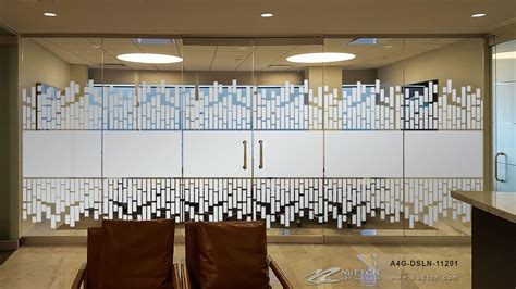 Privacy on Conference Room Glass Panels and Doors - NuEtch Art for Glass