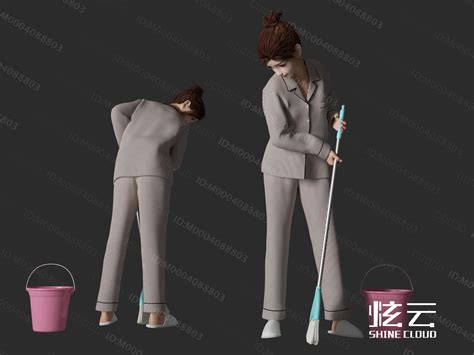 3d模型 现代女人模型 M0004088803 炫云云模型网