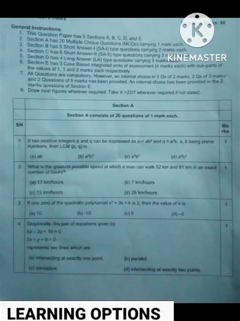 Class 10th Maths CBSE Pre Board Question Paper For 2022 23 Board Pdf