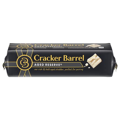 Save on Cracker Barrel Aged Reserve Extra Sharp White Cheddar Cheese ...