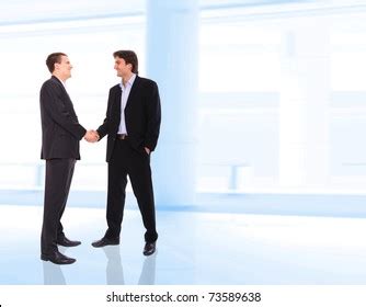 Two Business Men Shaking Hands Corporate Stock Photo 73589638 ...