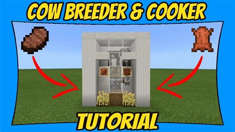 Minecraft Automatic Cow Farm