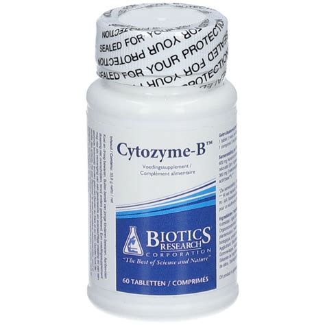 BIOTICS RESEARCH Cytozyme B 60 Pc S Redcare Pharmacie