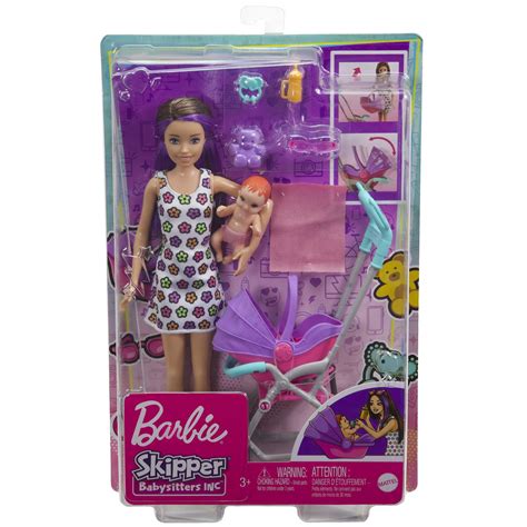 Barbie Skipper Babysitter Rocking Stroller Playset Toys At Foys