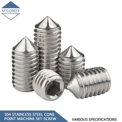 Ready Stock Stainless Steel Set Screw With Cone Point M M M M