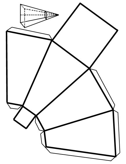 Cómo Hacer Una Pirámide Truncada Con Base Cuadrada
