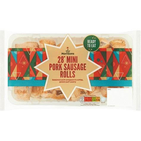 Morrisons Mini Sausage Rolls 28 X 280g Compare Prices Where To