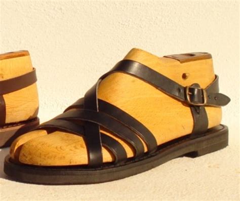 Ananias Greek Sandals Roman Grecian Handmade Leather Sandals Etsy