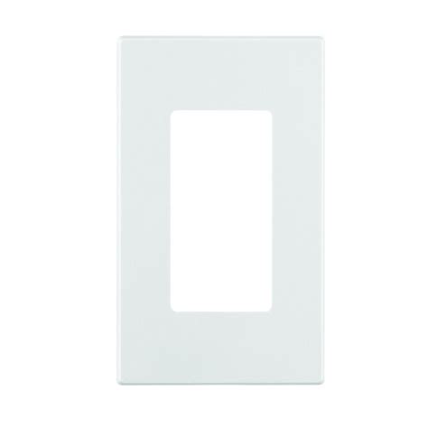 Placa Decora Plus Unidad Color Blanco Leviton Distribuidora