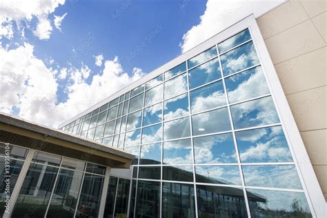 Modern Hospital Building With Glass Windows Stock Photo Adobe Stock