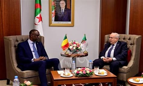 Lamamra S Entretient Avec Son Homologue Malien