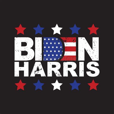 Biden Harris scribble editorial stock image. Illustration of election ...