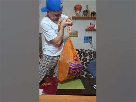 сколько выдержит пакет дикси большой - YouTube