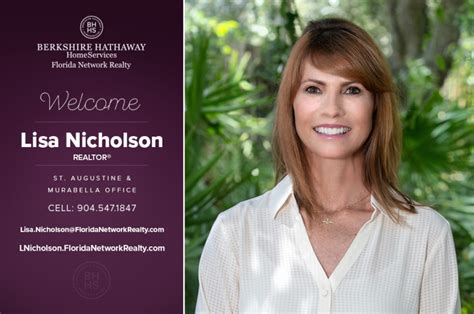 Berkshire Hathaway Homeservices Florida Network Realty Welcomes Lisa