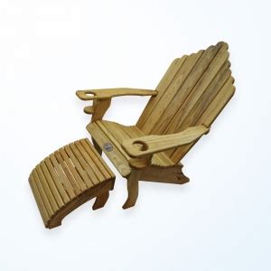 Adirondack Chair & Ottoman – Correction Enterprises