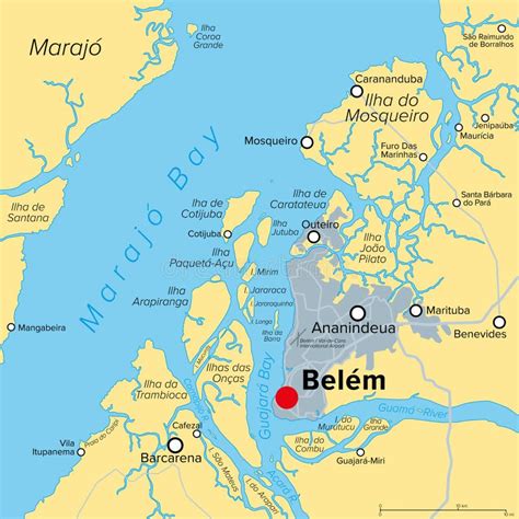 Belem Do Para Fica Em Qual Estado - Belém E Capital Do Pará-Brasil Ilustração do Vetor - Ilustração: 398528042