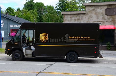 UPS delivery truck editorial photo. Image of worldwide - 43495846