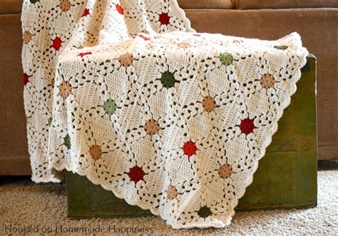 Country Christmas Afghan Crochet Pattern Hooked On Homemade Happiness