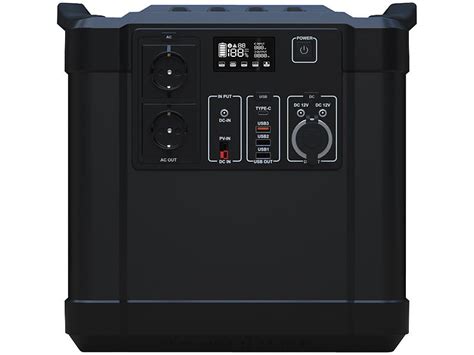 Revolt Powerstation Solar Generator Mit 1 456 Wh 2x 230 V 12 V 2000 W