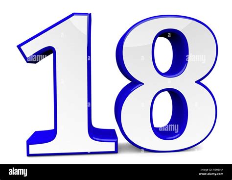 Number 18 Clipart 