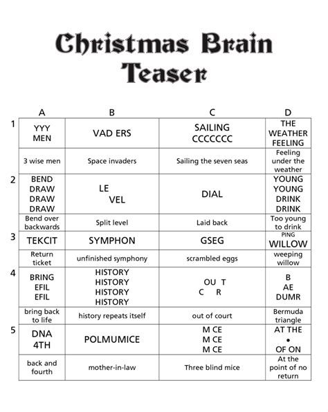 10 Best Printable Puzzles Brain Teasers Printablee | Printable Logic ...