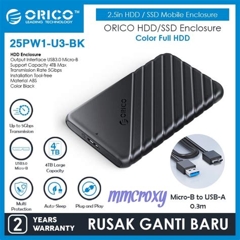 Orico 25PW1 U3 Casing Hardisk External HDD Enclosure Case 2 5 USB 3 0