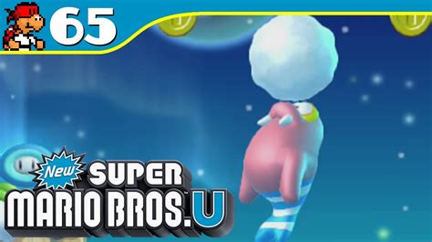 New Super Mario Bros U Fliprus Lake Frosted Glacier Secret 65 Wii U Gameplay Walkthrough