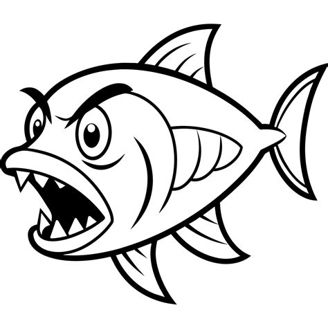 Anchovies Fish Angry Icon Illustration 46539011 Vector Art At Vecteezy