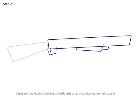 How to Draw Pump Shotgun from Fortnite (Fortnite) Step by Step | DrawingTutorials101.com