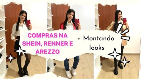 Comprinhas Shein Renner E Arezzo Montando Looks O Que J Tenho