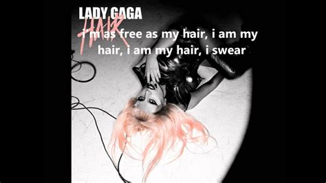 Lady Gaga Hair Karaoke With Lyrics Youtube